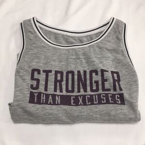 Reebok • Grey and Maroon Muscle Tank Size Medium Speedwick